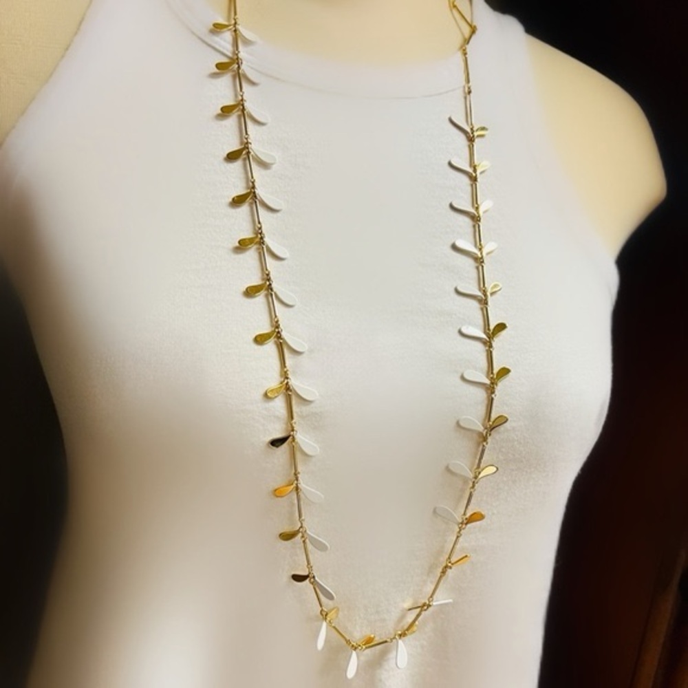 Kate spade botanical garden gold necklace